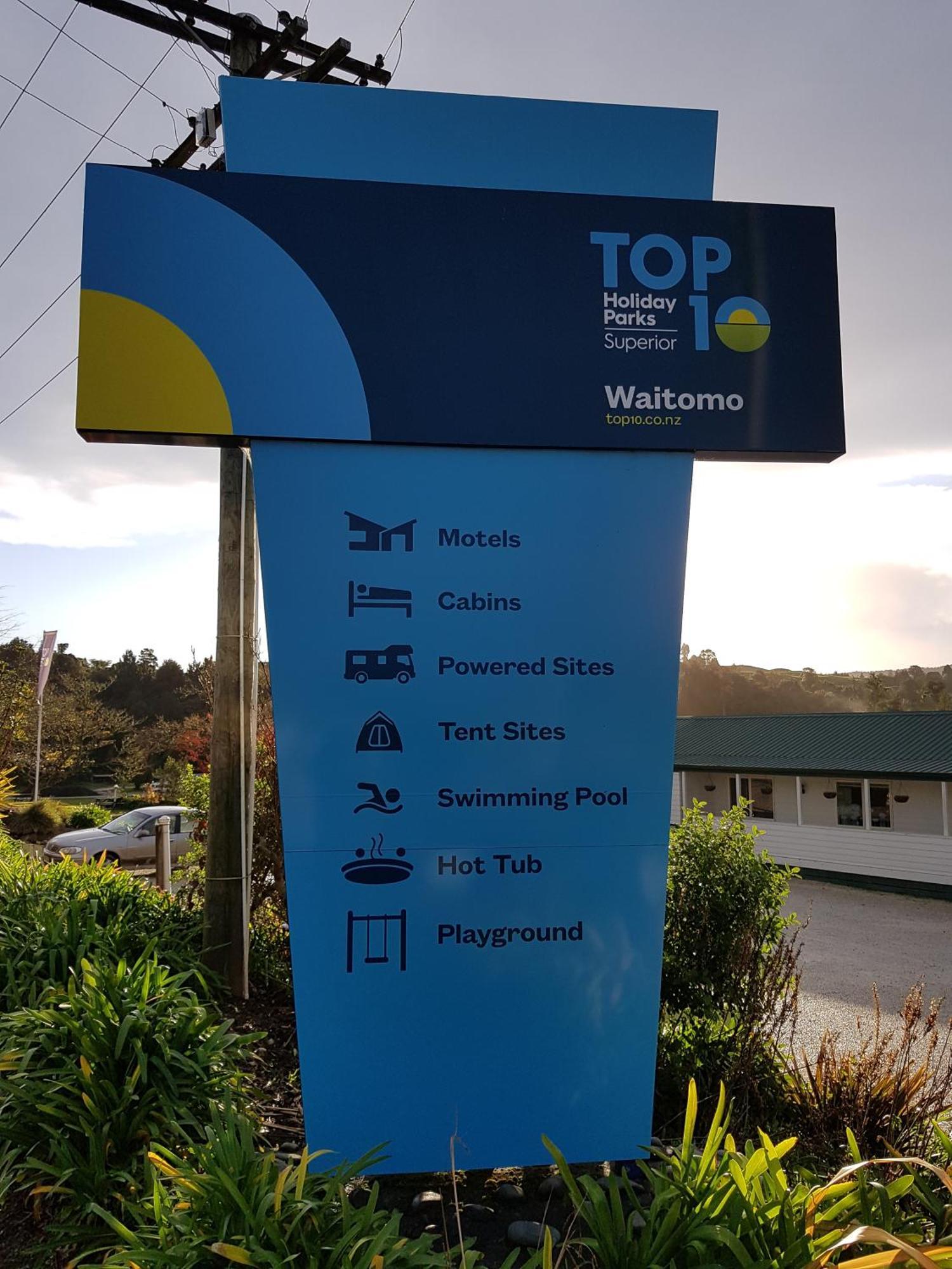 Waitomo Top 10 Holiday Park Waitomo Caves Eksteriør billede